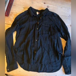 Anthropologie linen shirt